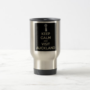Caneca Térmica mantenha calma visita auckland