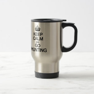 CANECA TÉRMICA MANTENHA CALMO E VÁ CAÇAR