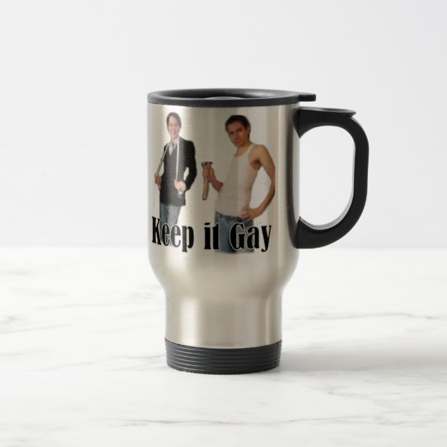 Caneca Térmica Mantenha-o Drinkware alegre (Direita)