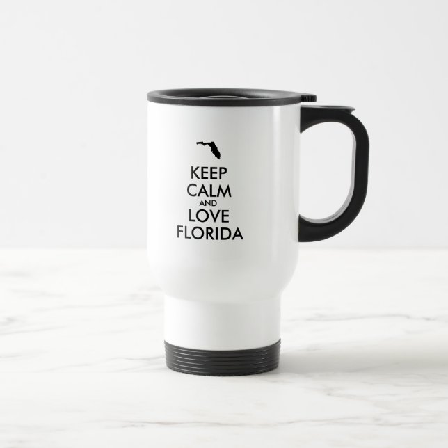 Caneca Térmica MANTER CALM e AMAR FLORIDA personalizável (Direita)