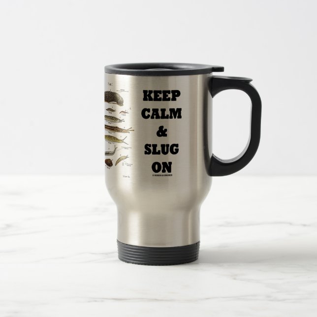 Caneca Térmica Manter Calma E Ligar (Humor Com Canela) (Direita)