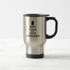 Caneca Térmica MANTER CALMO E AMAR MISSISSIPPI personalizável