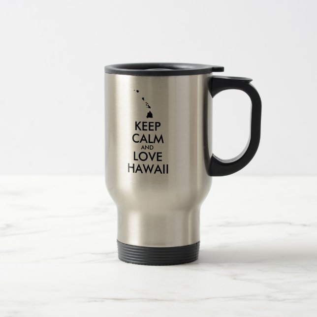 Caneca Térmica MANTER CALMO e AMOR personalizáveis (Direita)