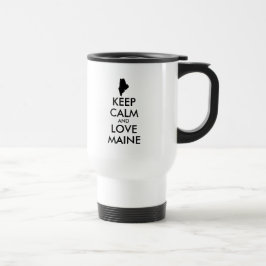 Caneca Térmica MANTER CALMO e AMOR personalizáveis