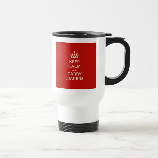 Caneca Térmica Manter Fraldas Calmas e Carregares (Direita)