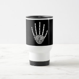 Caneca Térmica Mão de Esqueleto Espiral