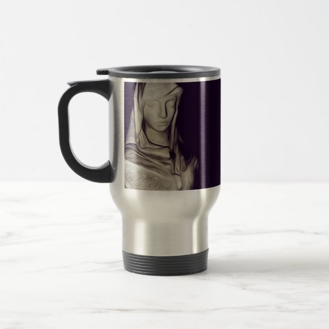 Caneca Térmica mão no coração (Esquerda)