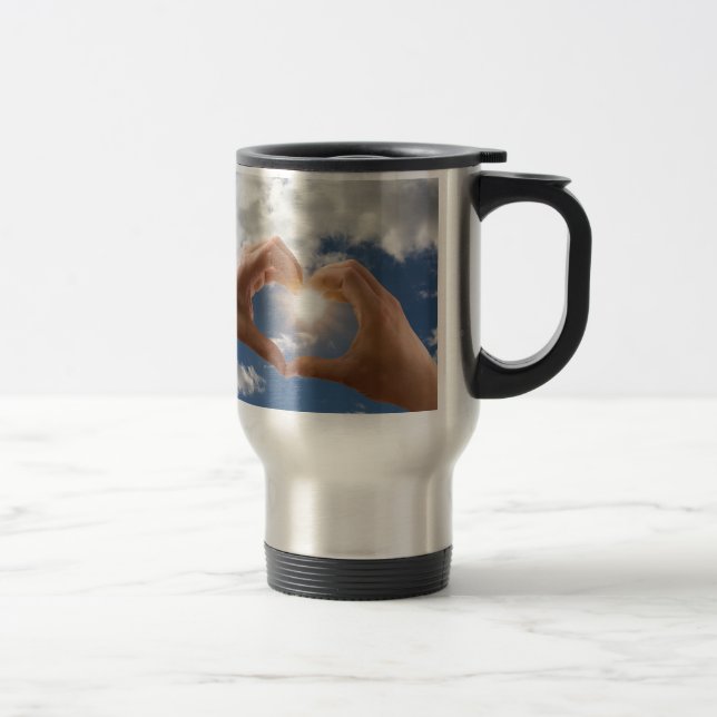 Caneca Térmica Mãos de amor (Direita)