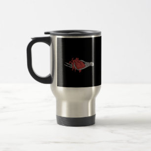 Caneca Térmica Mãos de Esqueleto do Coração