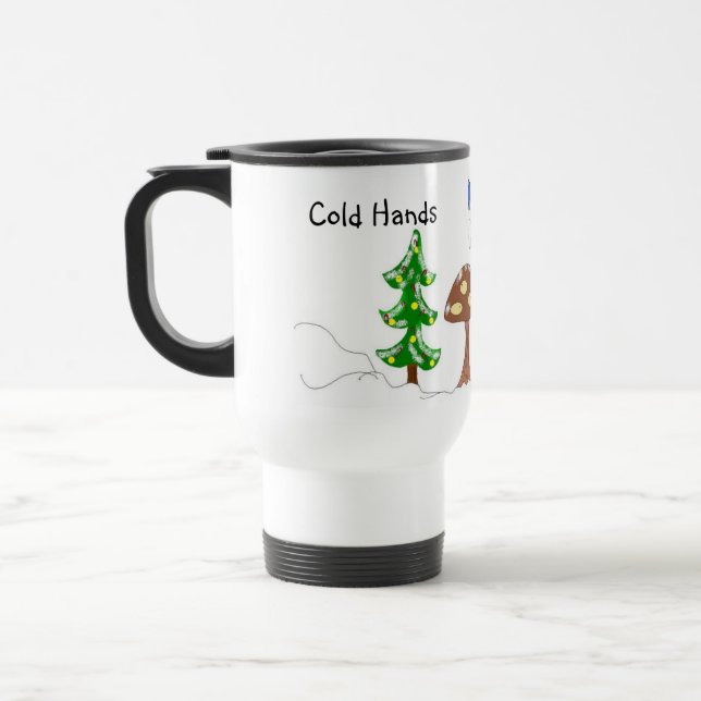 Caneca Térmica Mãos Frias Coração Quente (Esquerda)