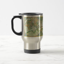 Caneca Térmica Mapa antigo do mundo