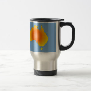 Caneca Térmica Mapa da Austrália Sunny