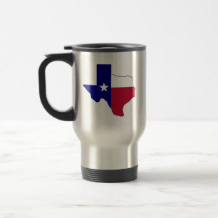 Caneca Térmica Mapa da Bandeira do Texas