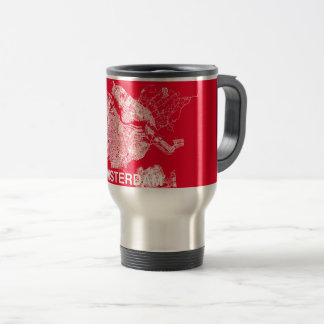 Caneca Térmica mapa de Amsterdã
