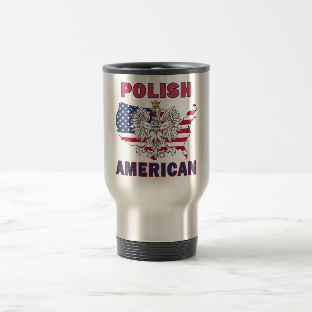 Caneca Térmica Mapa Polonês Americano (Centro)
