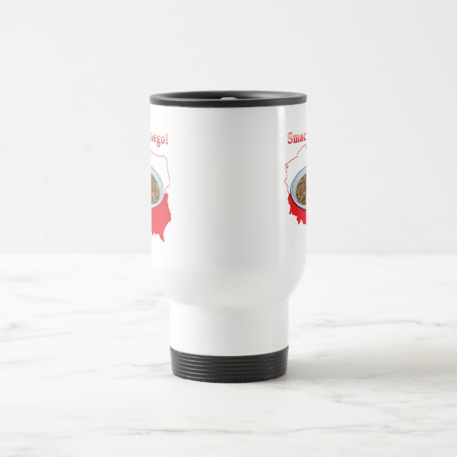 Caneca Térmica Mapa Polonês de Czarnecki Smacznego (Centro)