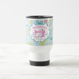 Caneca Térmica Máquina de costura de aniversário de 50 anos de co
