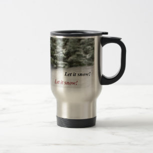 Caneca Térmica Marcador de Salvamento de Bulldog Saindo pela neve