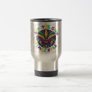 Caneca Térmica Mardi Gras Deixe os bons tempos rolar