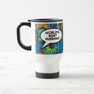 Caneca Térmica Marido Mais Engraçado do Mundo Moderno e Divertido