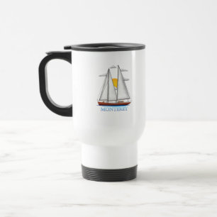 Caneca Térmica Marinheiro de Navegação Náutica Costeira de Monter