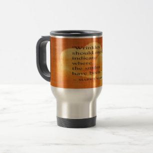 Caneca Térmica Mark Twain Aniversário Cita Com Corações