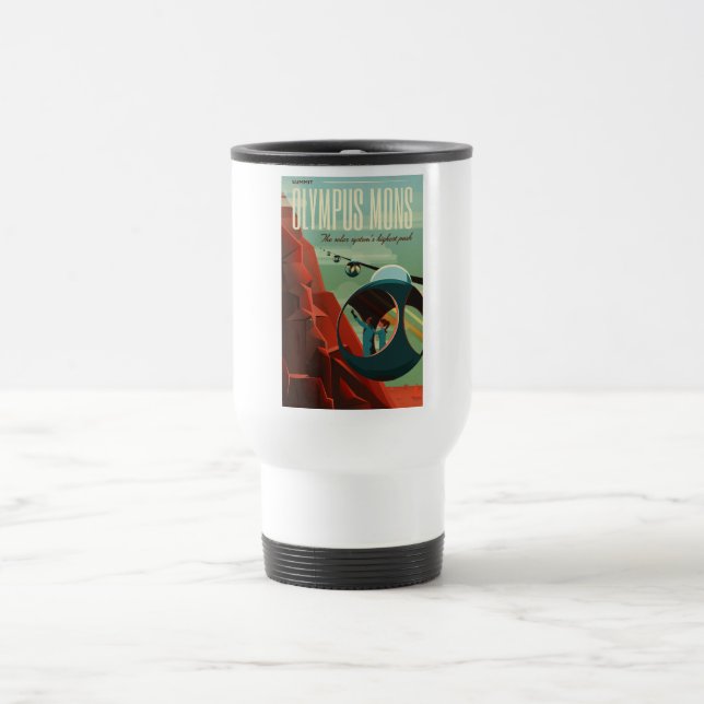 Caneca Térmica Mars Olympus Mons Maior Sistema Solar de Vulcão (Centro)