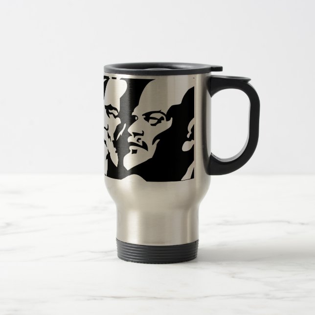 Caneca Térmica Marx, Engels et Lénin (Direita)