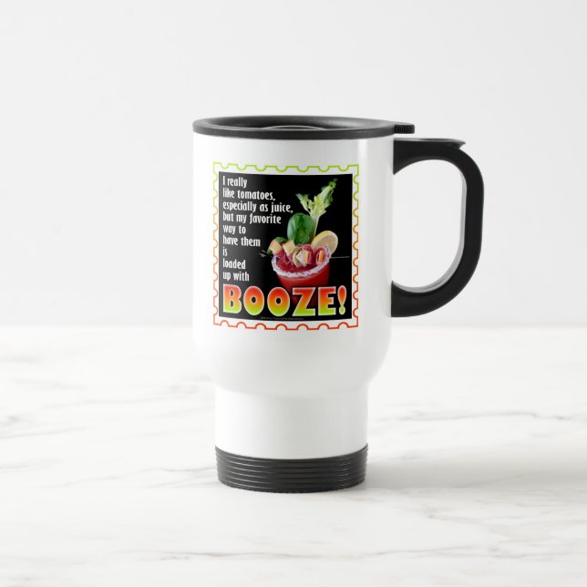 Caneca Térmica MARY SANGRENTA, Carregada de Bebida! (Direita)