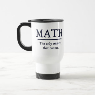 Caneca Térmica Matemática o único assunto que conta