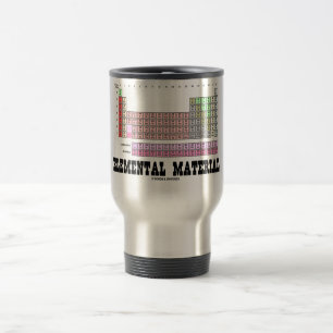 Caneca Térmica Material elementar (mesa de elementos periódica)