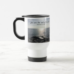 Caneca Térmica Mateus 5:13 Você é o Sal do Oceano Terrestre