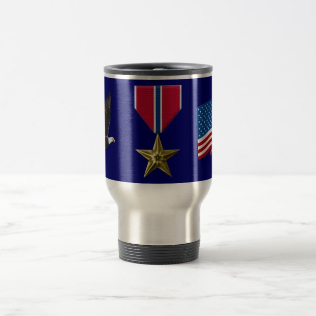Caneca Térmica Medalha Bronze Star (Centro)