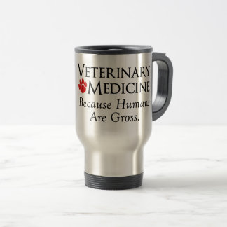 Caneca Térmica Medicina veterinária…. Porque os seres humanos são