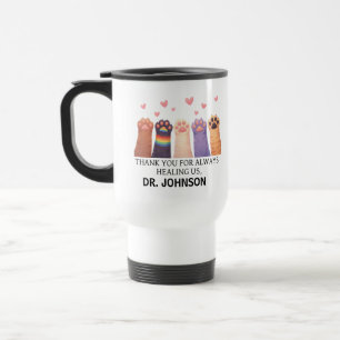 Caneca Térmica Médico Animal Personalizado   Feliz Dia dos Médico