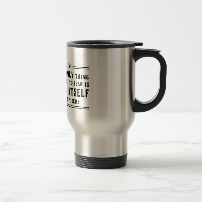 Caneca Térmica Medo próprio e aranhas (Direita)