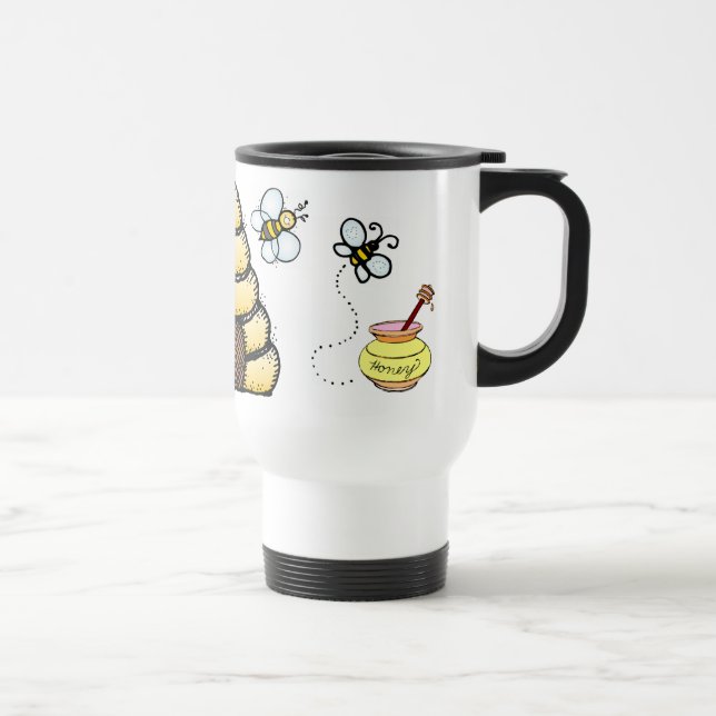 Caneca Térmica Mel fresco com seu chá! (Direita)