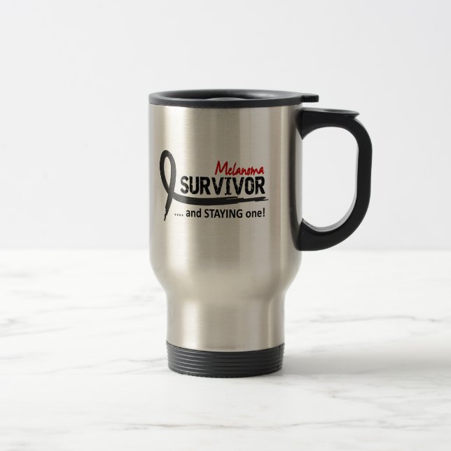Caneca Térmica Melanoma do sobrevivente 8 (Direita)
