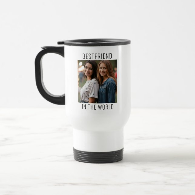 Caneca Térmica Melhor Amigo da Foto Personalizada Mundial (Esquerda)