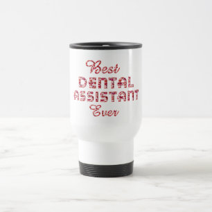 Caneca Térmica Melhor Assistente Dentário para Dentes Lábios Ti