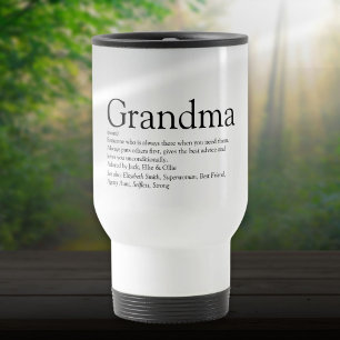 Caneca Térmica Melhor Avó do Mundo Definição de Avó