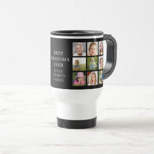 Caneca Térmica Melhor Colagem de Fotos da Avó