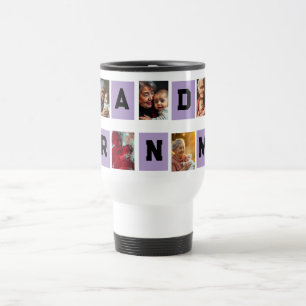 Caneca Térmica Melhor Colagem de Fotos da Avó Nunca