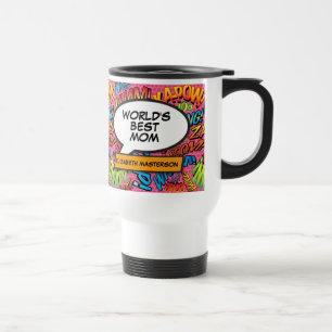 Caneca Térmica Melhor Coloração da Mãe do Mundo Personalizado