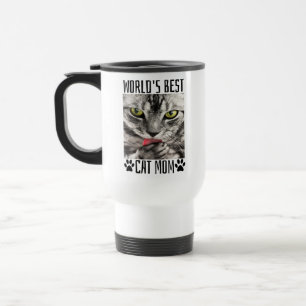 Caneca Térmica Melhor Mãe de Gato do Mundo   