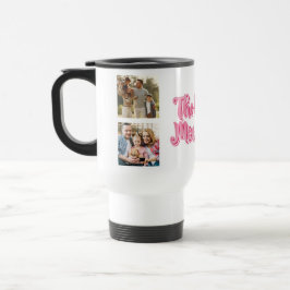 Caneca Térmica Melhor Mãe do Mundo | Colagem Personalizada com 3 