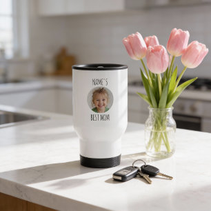 Caneca Térmica Melhor Mãe Personalizada Foto do Rosto Personali
