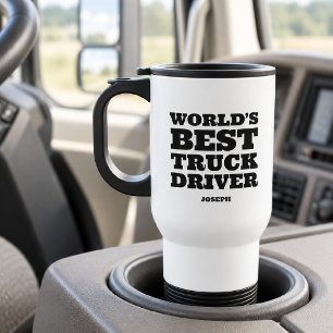 Caneca Térmica Melhor Motorista de Caminhão do Mundo Personalizad