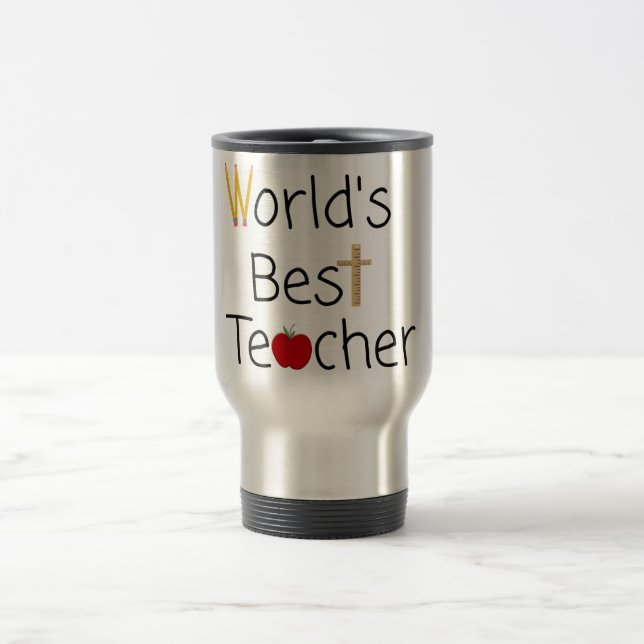 Caneca Térmica Melhor oferta escolar Legal de professores do mund (Centro)