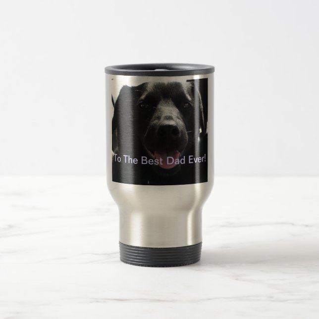 Caneca Térmica Melhor Pai De Cães Pretos (Centro)